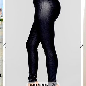 Double Dare Faux Leather Pants - Black